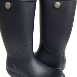 UGG Black Tall Rain Boots